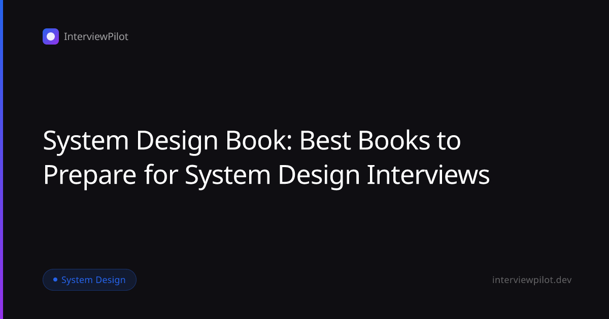 System Design Book: Best Books to Prepare for System Design Interviews ...